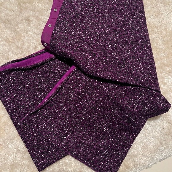 lululemon athletica Accessories - Lululemon vanyessa fleece Flashback Static Powdered Rose Tender Violet scarf